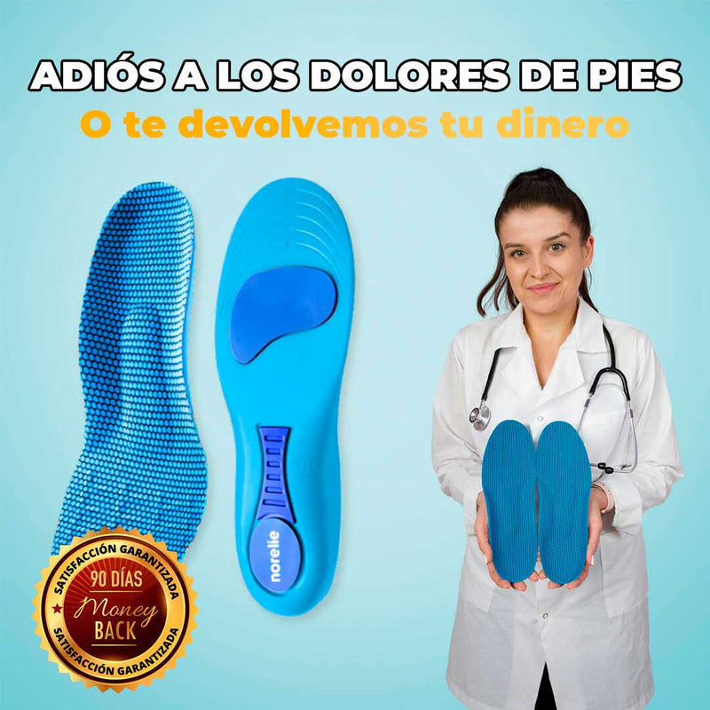 SanaPlantilla - Plantilla Ortopédica Unisex 4D Absorción de Impactos y Antigolpes