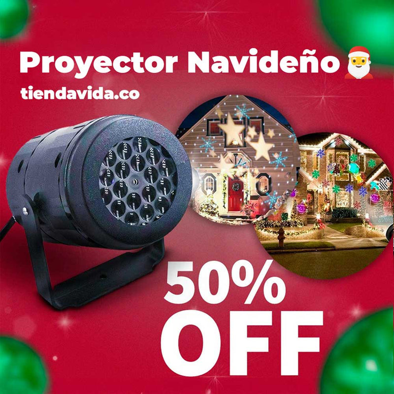 Proyector Navideño Magic Preventa 50% OFF 🎅